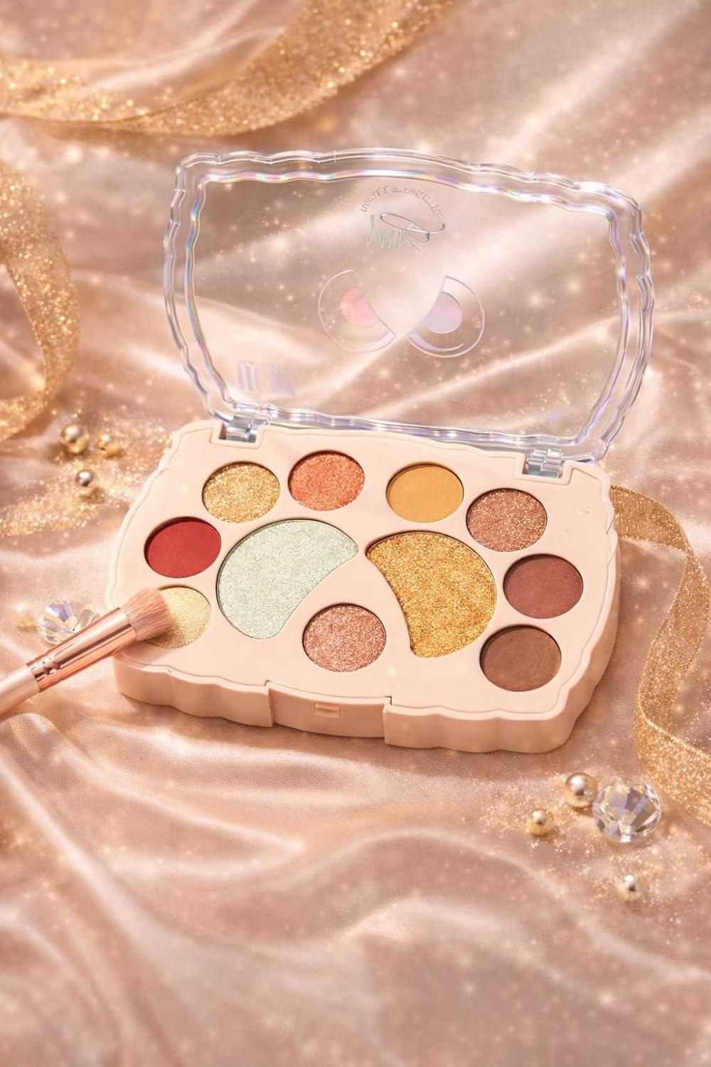 Eyeshadow Palette Shimmer & Glitter Shades (Pack of 1)